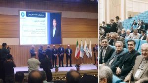 تجلیل از قدرت حاج‌نوری مدیرعامل آرتا جوجه سبلان در جمع خیرین آموزش عالی کشور