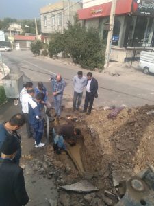 رفع کامل افت فشار و بازگشت پایداری شبکه آب شرب شهر نیر