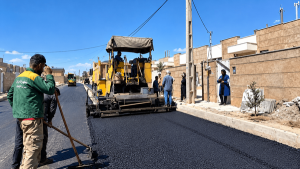 آسفالت‌ریزی ۱۲۴ هزار مترمربع در ۲۱ روستای شهرستان مشکین‌شهر